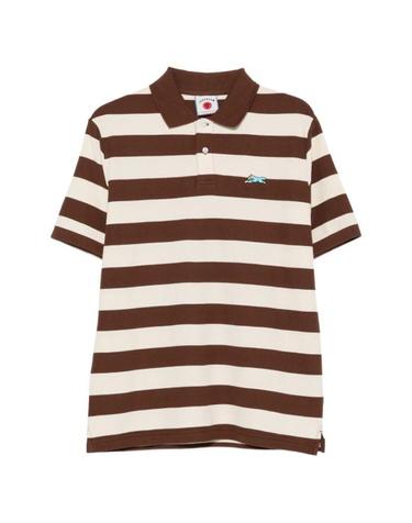 [해외직구] 26FW 아이스크림 폴로 티셔츠 ICPO26356 BROWN ECRUSTRIPE