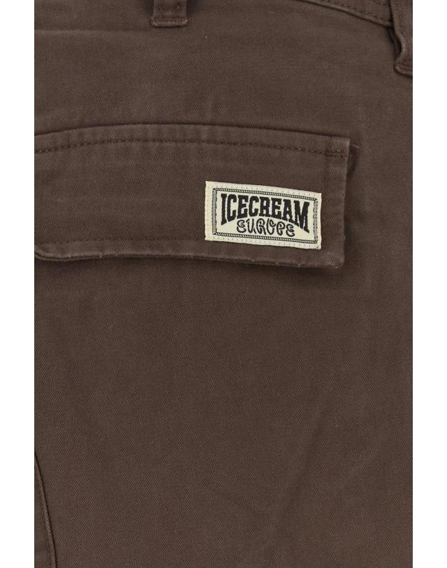 아이스크림 [해외직구] 24SS 아이스크림 카고 팬츠 IC23410 BROWN 착용컷