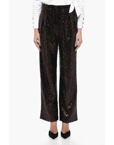 [해외직구] 인더무드포러브 스트레이트 팬츠 CLYDESEQUINPANTS 0021 Brown