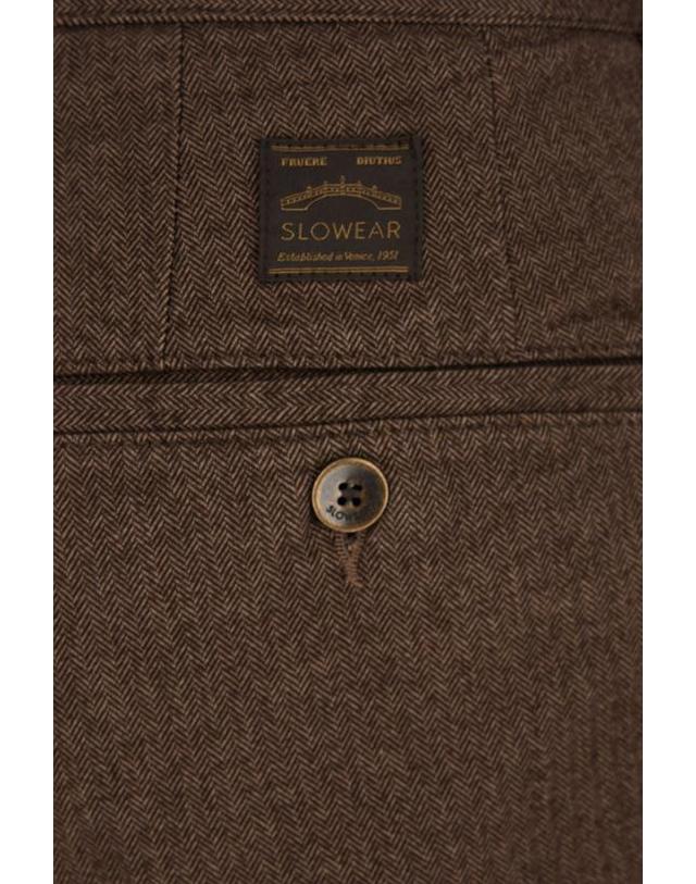 인코텍스 [해외직구] 26FW 인코텍스 스트레이트 팬츠 10S40120219 600 Brown 착용컷