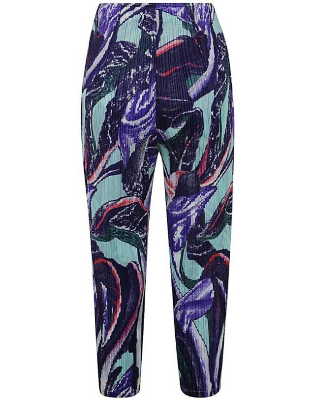 이세이미야케 [해외직구] 24SS 플리츠플리즈 Tardivo 타르디보 플리츠 팬츠 PP46JF694 81 PURPLE 착용컷