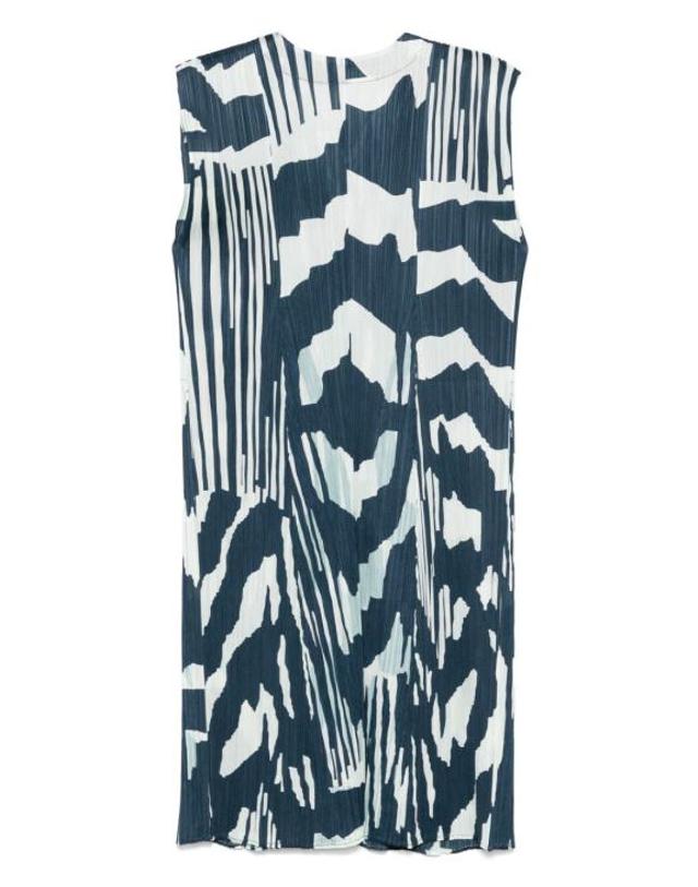 이세이미야케 [해외직구] 25SS 플리츠플리즈 가디건 PP56JE703 77 Blue 착용컷