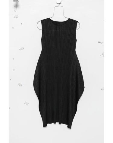 [해외직구] 26FW 플리츠플리즈 롱 원피스 PP68JH136 15 BLACK