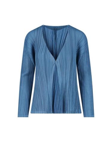 이세이미야케 [해외직구] 26FW 플리츠플리즈 스웨터 PP68JO282 53 CERULEAN BLUE