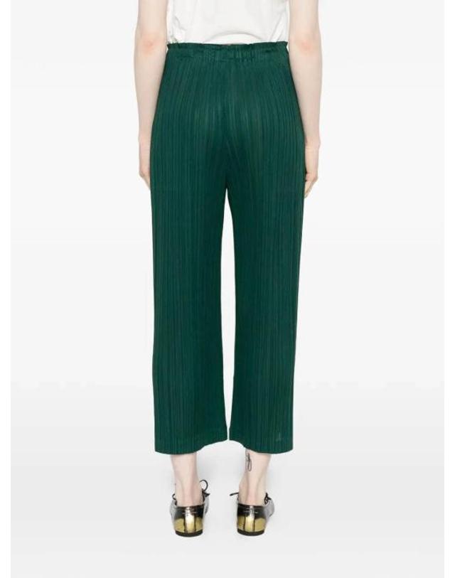 이세이미야케 [해외직구] 26SS 플리츠플리즈 스트레이트 팬츠 PP66JF26367 Green 착용컷
