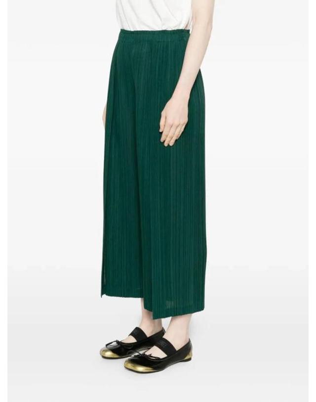 이세이미야케 [해외직구] 26SS 플리츠플리즈 스트레이트 팬츠 PP66JF26367 Green 착용컷