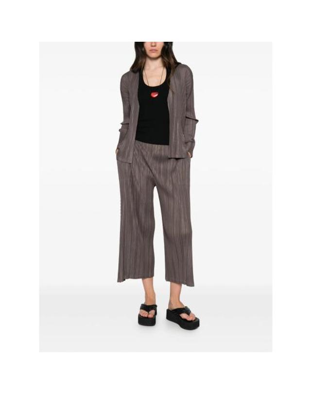 이세이미야케 [해외직구] 26FW 플리츠플리즈 가디건 PP68JO282 17 GREY 착용컷