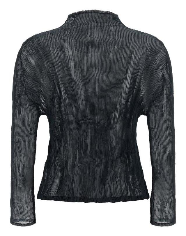 이세이미야케 [해외직구] 이세이 미야케 가디건 LDIM68FJ41878 BLACK 착용컷