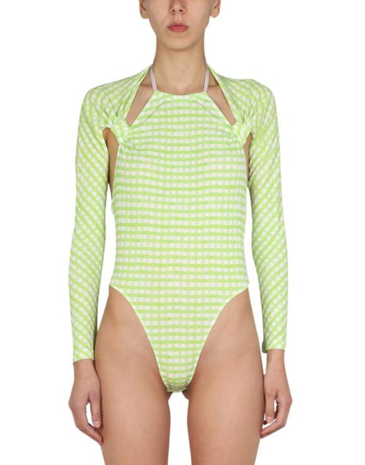 JACQUEMUS [해외직구] 22SS 자크뮈스 바디수트 티셔츠 221TO007 10265AC GREEN