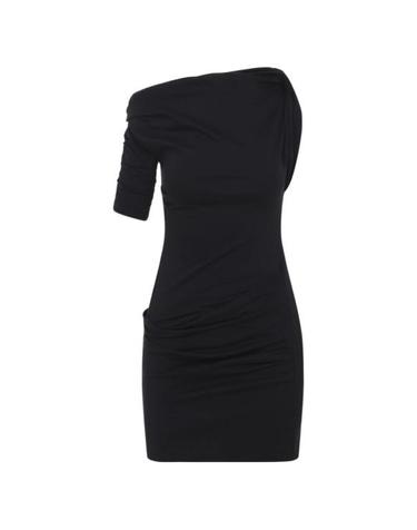 [해외직구] 26SS 자크뮈스 드라페아도 미니 드레스 DRW00143 AJ00260990 BLACK