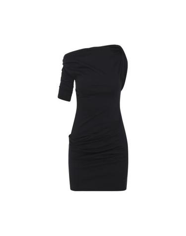 [해외직구] 26SS 자크뮈스 드라페아도 미니 드레스 DRW00143AJ00260990 BLACK