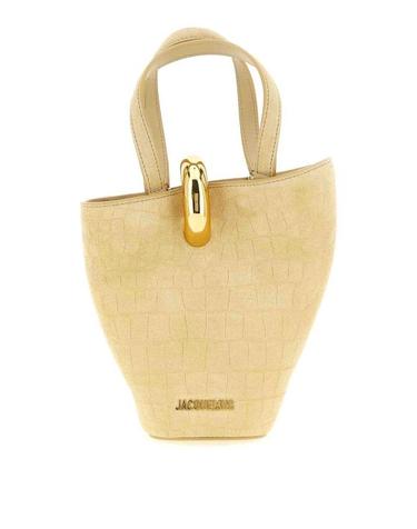 [해외직구] 26SS 자크뮈스 라 카사 스몰 밤볼라 어시메트릭 미니 버킷백 26EBAW00389AC07A17150 Beige