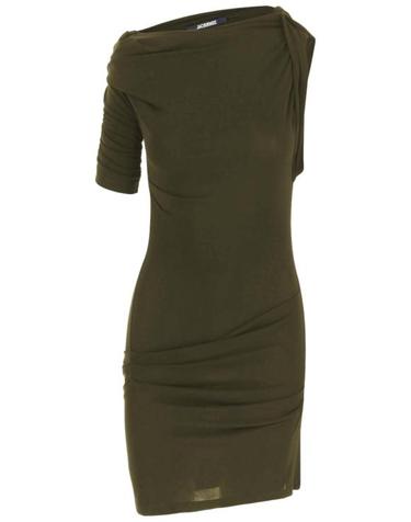 [해외직구] 26SS 자크뮈스 드라페아도 미니 드레스 DRW00143AJ00260580 Black