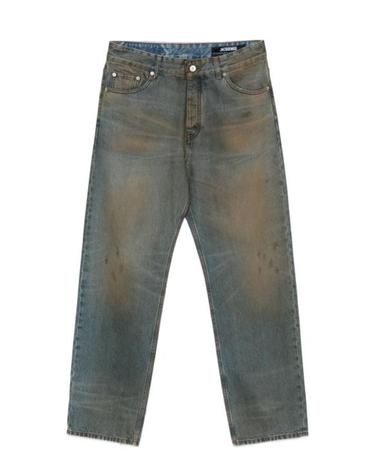 [해외직구] 26SS 자크뮈스 데님 팬츠 PAM00564AD00038 34B DISTRESSED BLUE TABAC