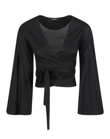 [해외직구] 26SS 자크뮈스 블라우스 26ETOW00905AJ00254990 Black
