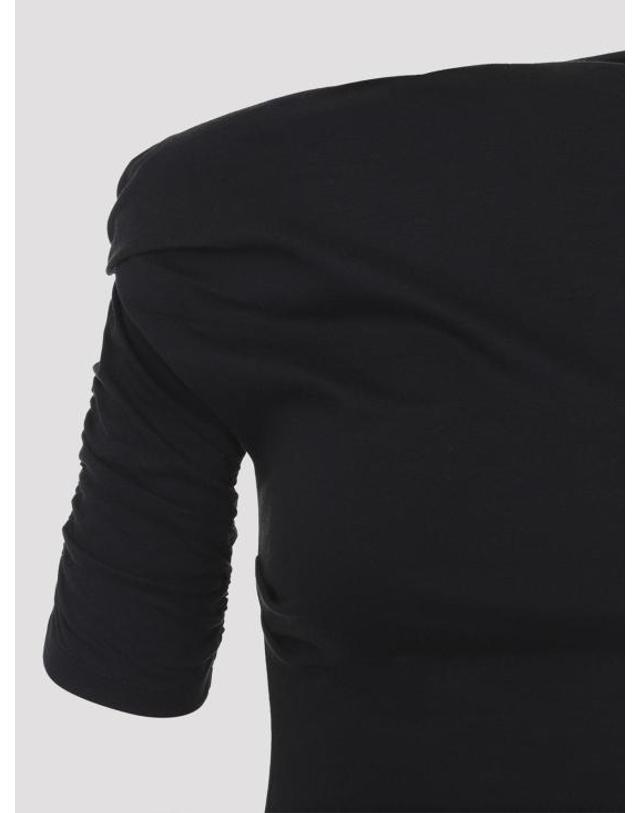 자크뮈스 [해외직구] 26SS 자크뮈스 드라페아도 미니 드레스 DRW00143AJ00260990 BLACK 착용컷