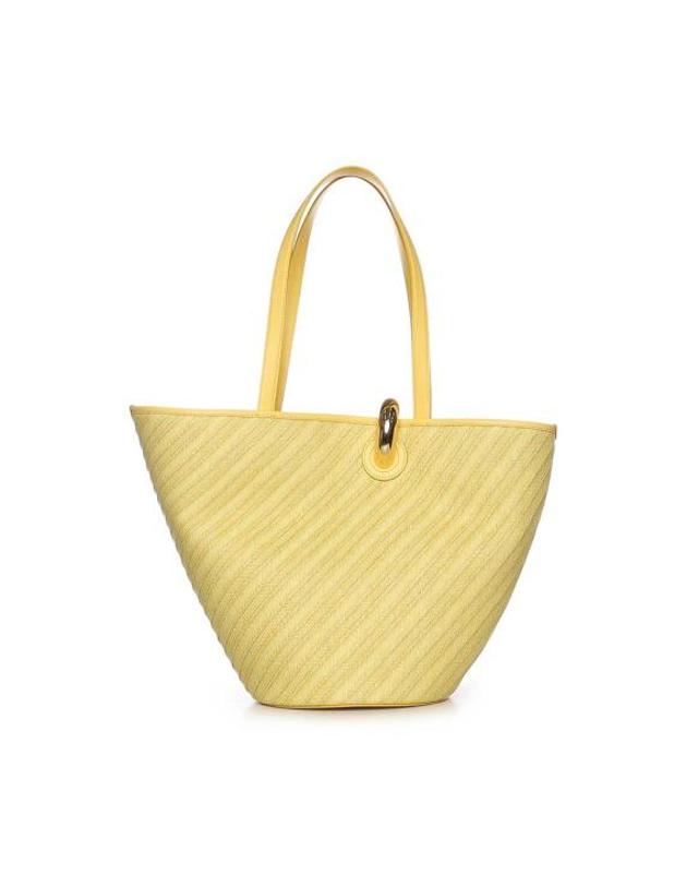 자크뮈스 [해외직구] 26SS 자크뮈스 밤볼라 BAW00382AW00722210 LIGHT YELLOW 착용컷