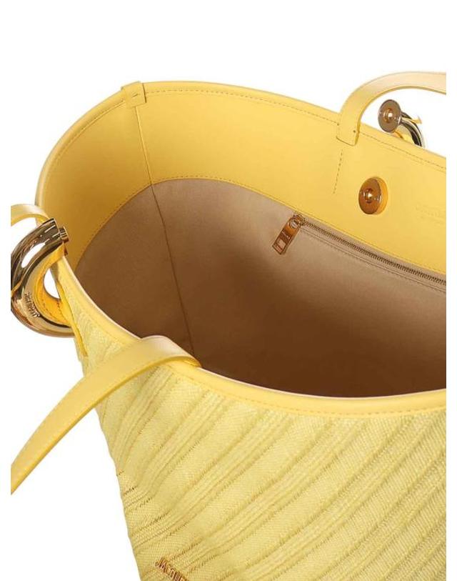 자크뮈스 [해외직구] 26SS 자크뮈스 밤볼라 BAW00382AW00722210 LIGHT YELLOW 착용컷