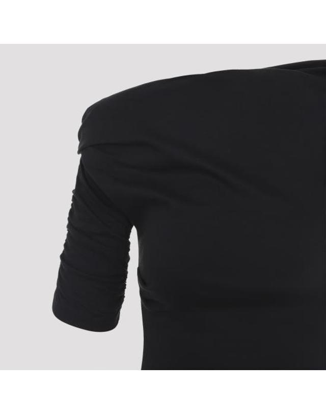 자크뮈스 [해외직구] 26SS 자크뮈스 드라페아도 미니 드레스 DRW00143AJ00260 990 BLACK 착용컷