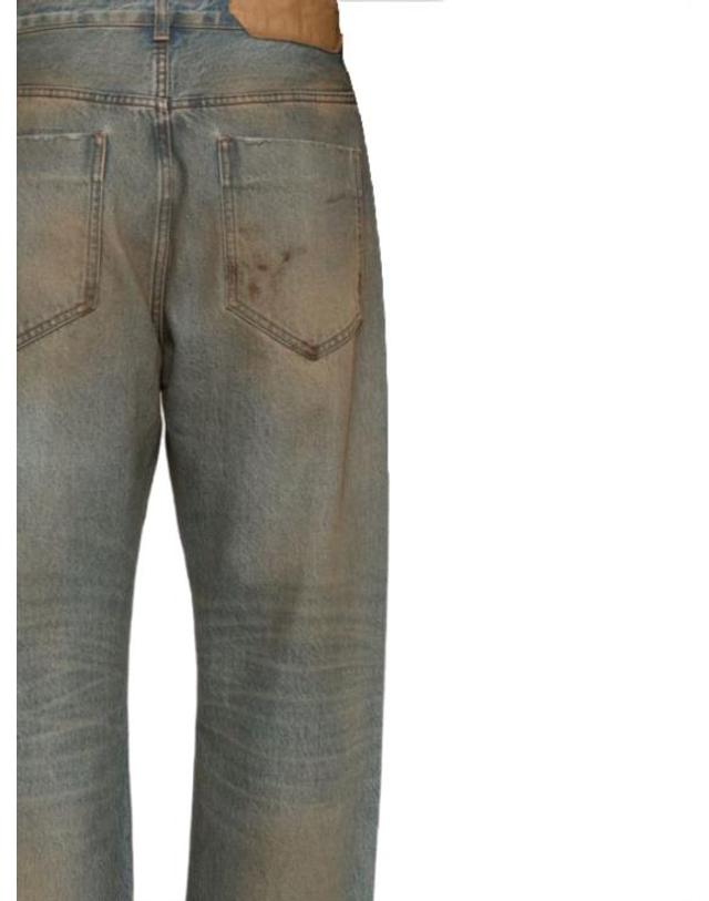 자크뮈스 [해외직구] 26SS 자크뮈스 데님 팬츠 PAM00564AD00038 34B DISTRESSED BLUE TABAC 착용컷