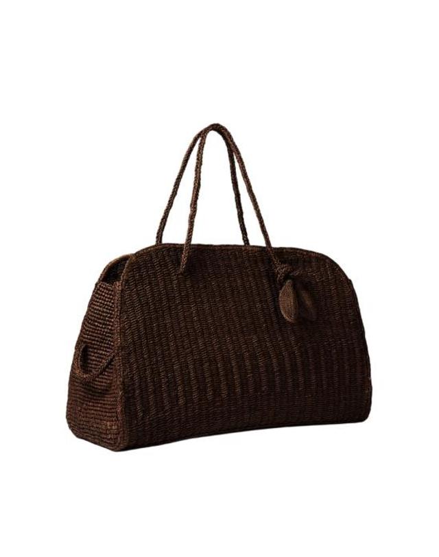 자크뮈스 [해외직구] 26SS 자크뮈스 라피아 Turismo BAU00427BW00513850 Black 착용컷