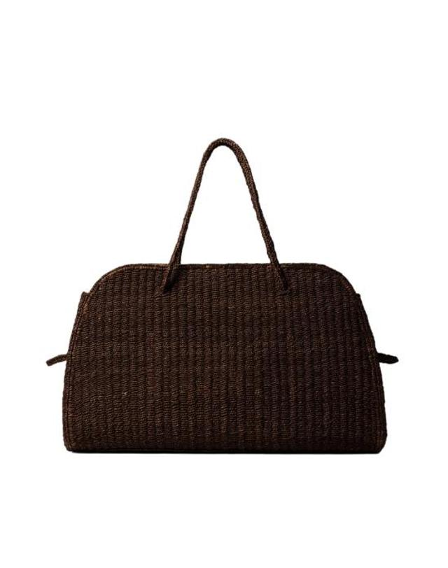자크뮈스 [해외직구] 26SS 자크뮈스 라피아 Turismo BAU00427BW00513850 Black 착용컷
