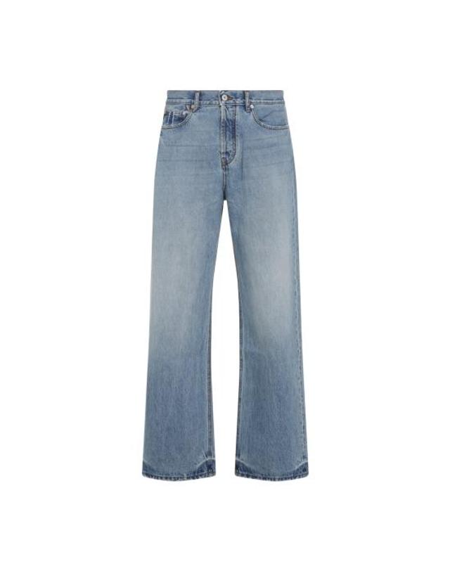 자크뮈스 [해외직구] 26FW 자크뮈스 스트레이트 데님 팬츠 PAM00028AD00038 33C BLUE TABAC 착용컷