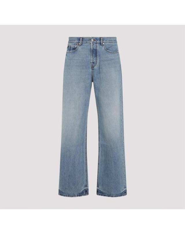 자크뮈스 [해외직구] 26FW 자크뮈스 스트레이트 데님 팬츠 PAM00028AD00038 33C BLUE TABAC 착용컷