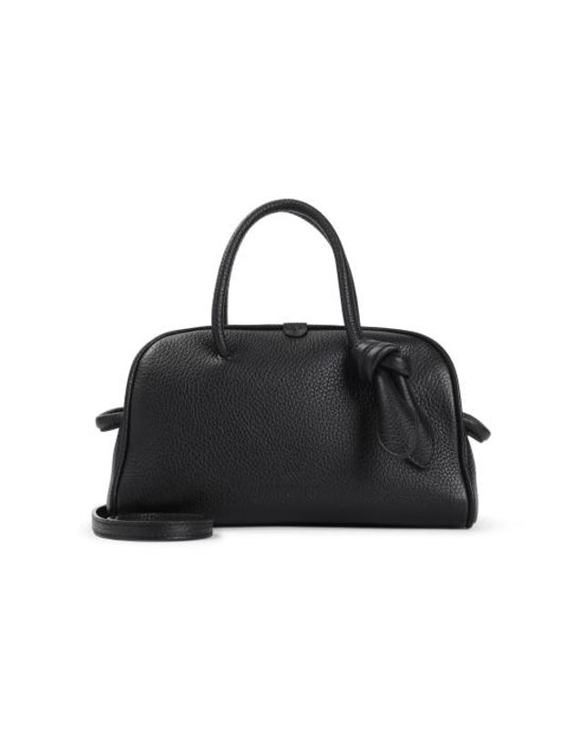 자크뮈스 [해외직구] 26FW 자크뮈스 TURISMO 투리스모 소프트 스몰 볼링 토트벡 BAW00416AC03A03 990 BLACK 착용컷