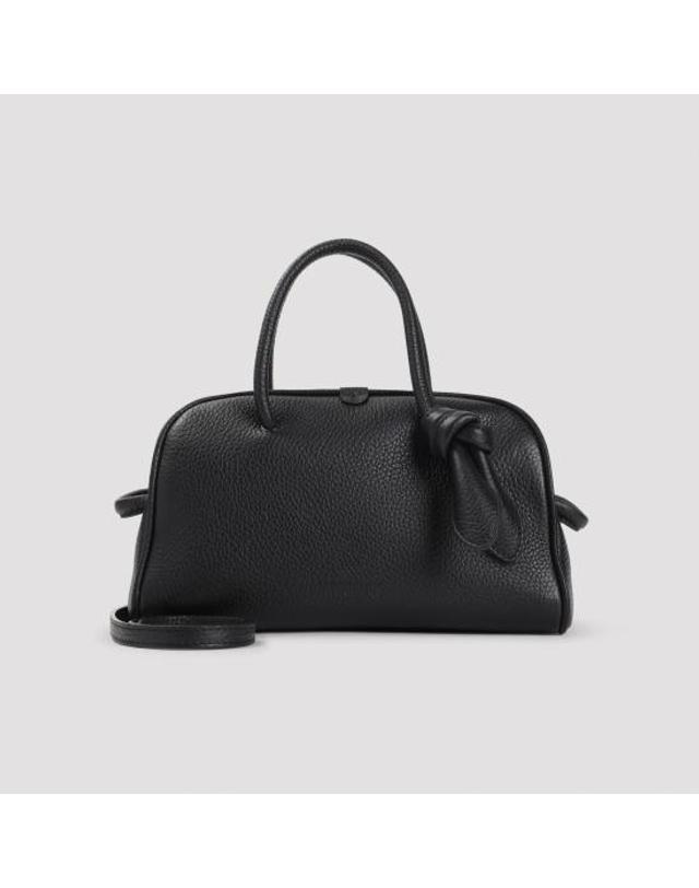 자크뮈스 [해외직구] 26FW 자크뮈스 TURISMO 투리스모 소프트 스몰 볼링 토트벡 BAW00416AC03A03 990 BLACK 착용컷