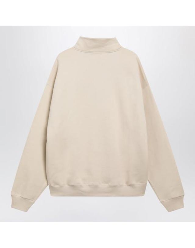 자크뮈스 [해외직구] 26FW 자크뮈스 하프 집업 스웨트 셔츠 SSM00313AJ00174 Beige 착용컷