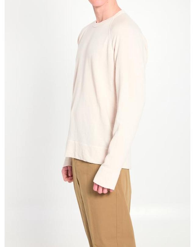 제임스펄스 [해외직구] 26SS 제임스펄스 스웨터 MXA3278 LATTE WHITE 착용컷