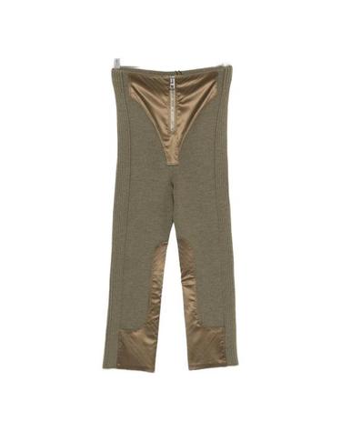 [해외직구] 26SS 장 폴 고티에 스트레이트 팬츠 TR053 K024 41 GREEN BROWN