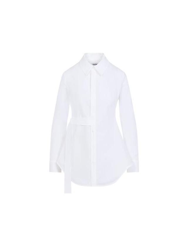 장폴고티에 [해외직구] 25FW 장 폴 고티에 셔츠 2503WST028C07101 01 WHITE 착용컷
