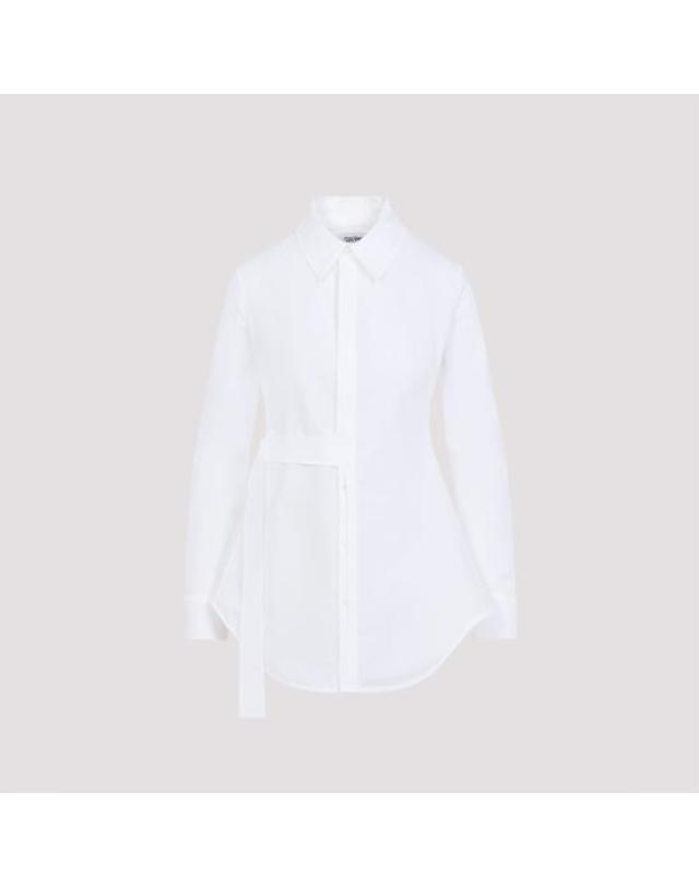 장폴고티에 [해외직구] 25FW 장 폴 고티에 셔츠 2503WST028C07101 01 WHITE 착용컷