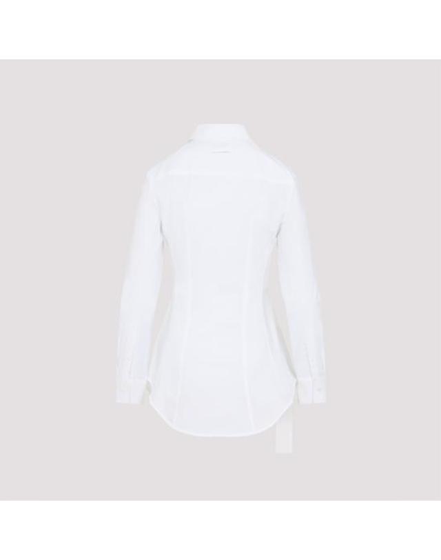 장폴고티에 [해외직구] 25FW 장 폴 고티에 셔츠 2503WST028C07101 01 WHITE 착용컷