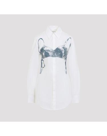 [해외직구] 26SS 장 폴 고티에 셔츠 2601WST053C071 01102 WHITE BLUE GREY