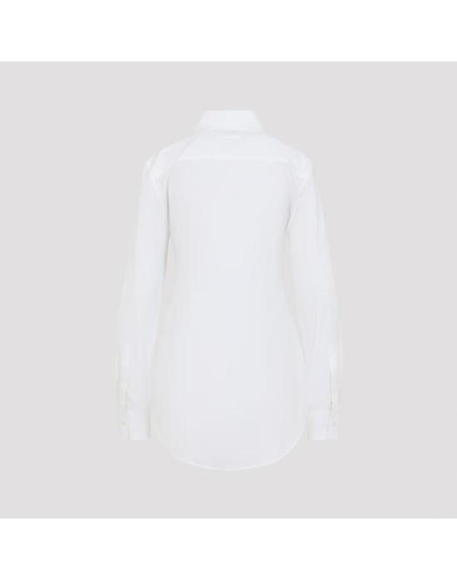 장폴고티에 [해외직구] 26SS 장 폴 고티에 셔츠 2601WST053C071 01102 WHITE BLUE GREY 착용컷