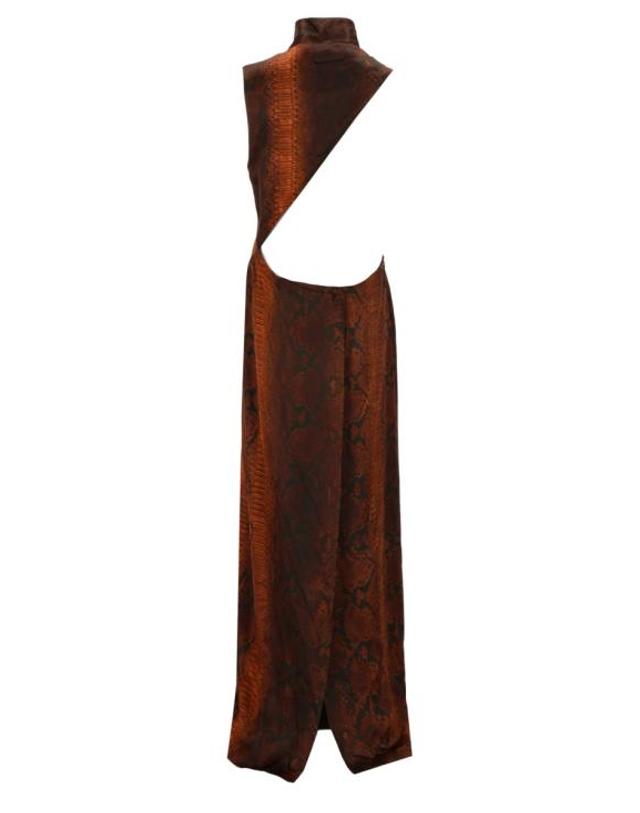 장폴고티에 [해외직구] 26SS 장 폴 고티에 미디 원피스 DR129 W0676000 RED 착용컷