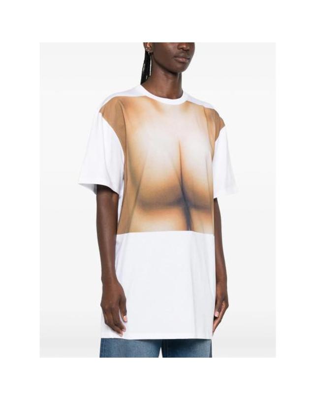 장폴고티에 [해외직구] 26FW 장 폴 고티에 반팔 티셔츠 TO549 J070 0168 WHITE NEUTRALS 착용컷