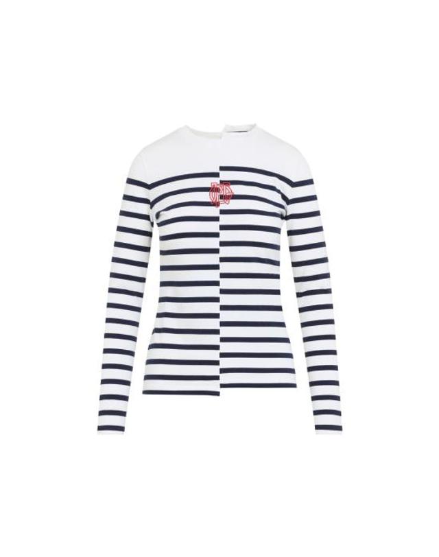 장폴고티에 [해외직구] 26FW 장 폴 고티에 탑 2604WTO459J064 0159 WHITE NAVY 착용컷