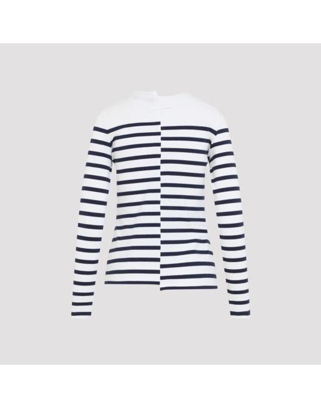 장폴고티에 [해외직구] 26FW 장 폴 고티에 탑 2604WTO459J064 0159 WHITE NAVY 착용컷