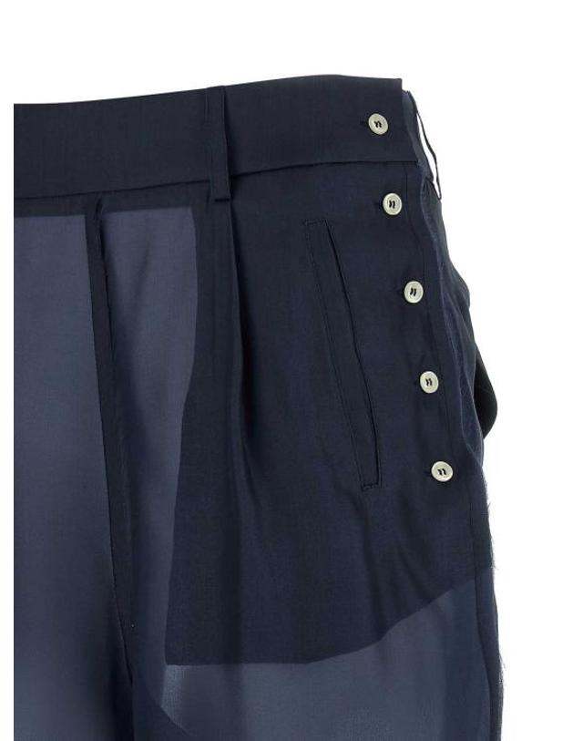 제지아 [해외직구] 26SS 제지아 팔라초 팬츠 MJD272003764NAVYBLUE Blue 착용컷
