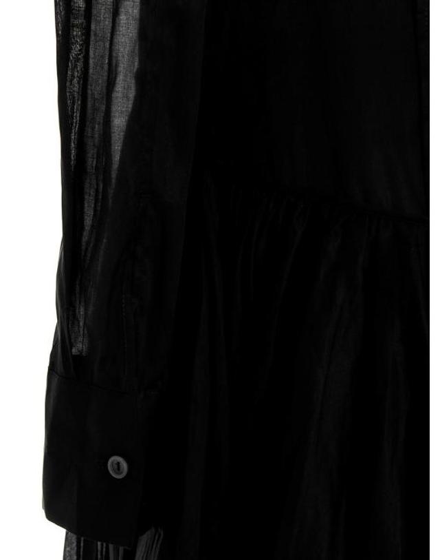 질샌더 [해외직구] 23SS 질샌더 롱 원피스 J02CT0101J45014001 Black 착용컷
