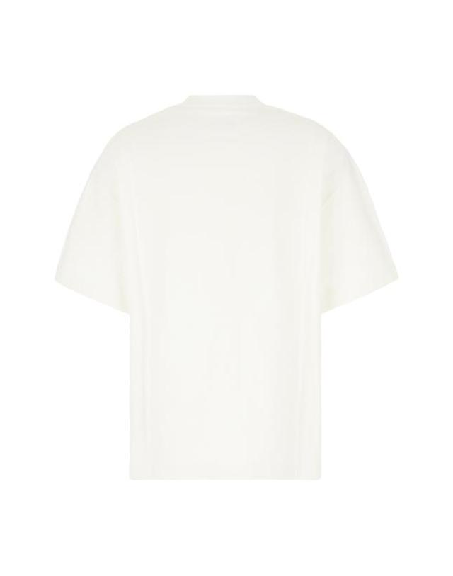 질샌더 [해외직구] 26SS 질샌더 반팔 티셔츠 J03GC0137J20243 102 PORCELAIN 착용컷
