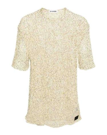 [해외직구] 24SS 질샌더 반팔 티셔츠 J47GC0138J15406772 Beige