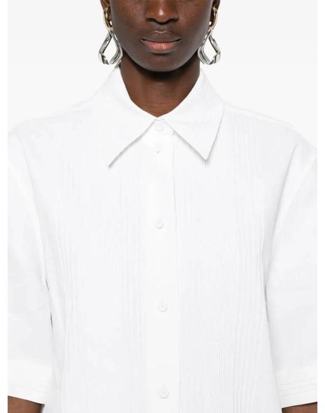 질샌더 [해외직구] 25SS 질샌더 셔츠 J02DL0238J60001100 Beige 착용컷