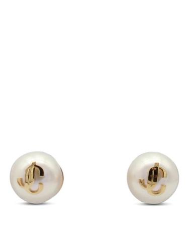 [해외직구] 26FW 지미추 이어링 JCPEARLSTUDS DXQ0C9456 GOLD WHITE