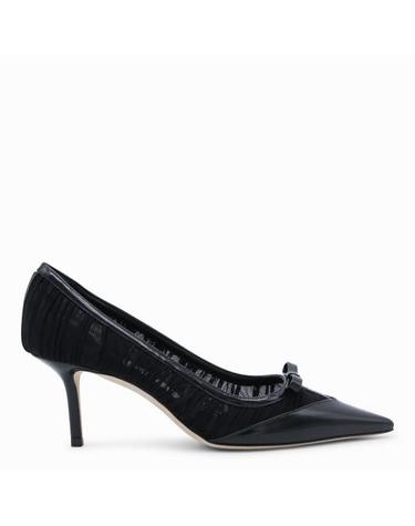 [해외직구] 26SS 지미추 힐 펌프스 LOVEMESH65 DQN000074 BLACK