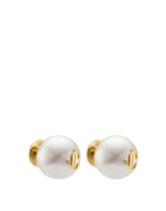 지미추 [해외직구] 26FW 지미추 이어링 MAXIPEARLSTUDSDXQGOLDWHITE 착용컷